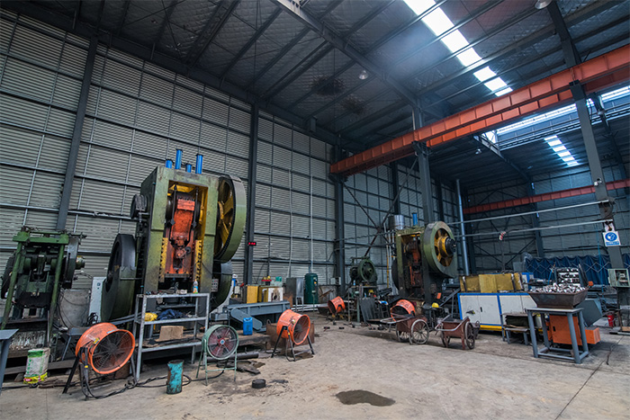 迁安网架配件-锥头加工车间