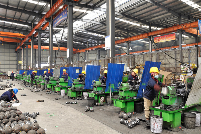 迁安网架锥头车间